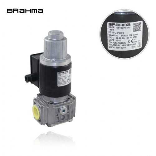 BRAHMA Manyetik Gaz Ventil 3/4"  EG25 L3 GMO Yava Aar