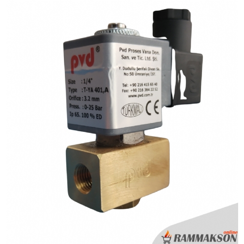 PVD T-YA 401.A 1/4 NA Yak�t Selonoid Valf