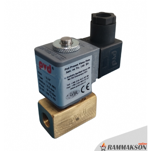 PVD T-YA 401 1/4 NK Yak�t Selonoid Valf